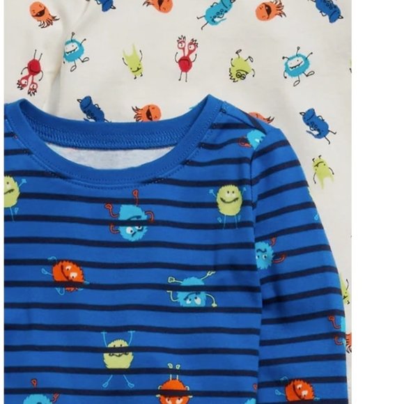 NWT 5T 5 4t 3t boy girl SNUGGLE MONSTER rainbow Old Navy pajamas 6P Bundle pride - Picture 11 of 12